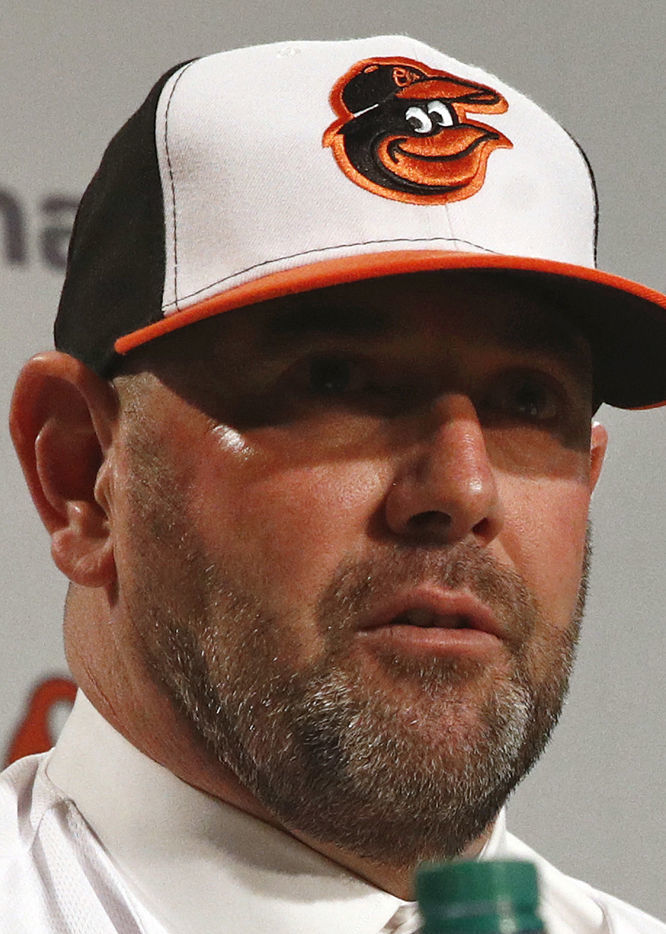 Brandon Hyde, Orioles, hedshot